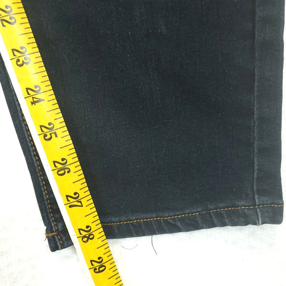 Cotton Farm Skinny Jeans Women 20 Mid Rise Blue Stretch Dark Wash 5 Pockets - Picture 5 of 13